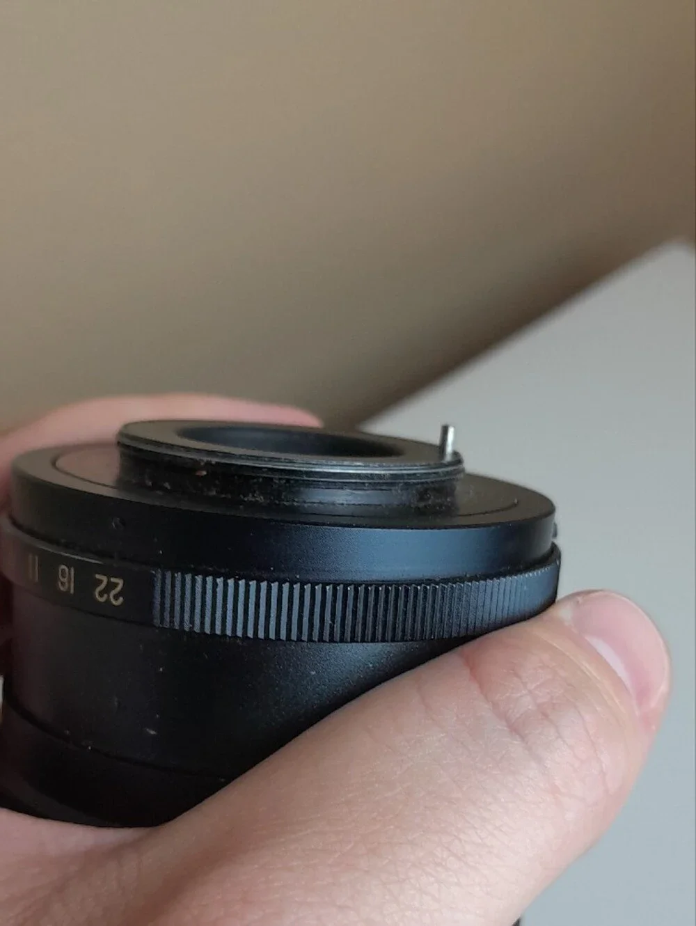 Manual Camera Lens - Black